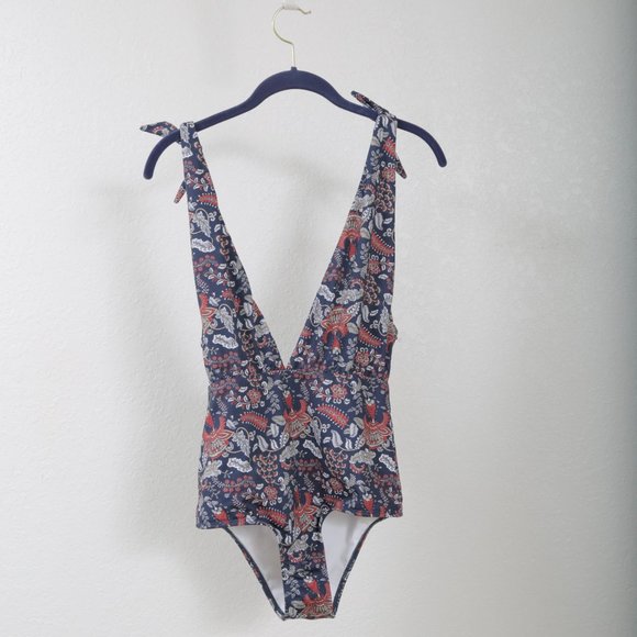 NWOT VerdeLimon San Antonio Paisley One Piece Swimsuit, M - Picture 9 of 11